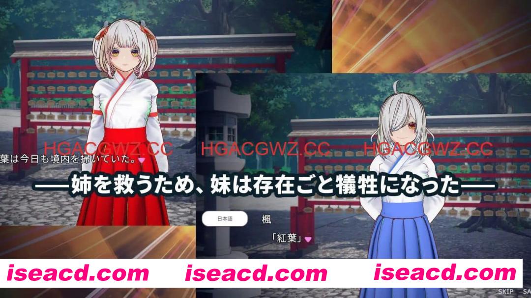 【3D/SLG/中文/动态/NTL】白鸟神社的巫女以禁忌之念拯救姐姐【电脑/4G】